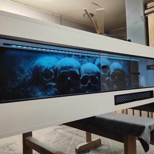 terraria z płyty meblowej i naturalnego drewna